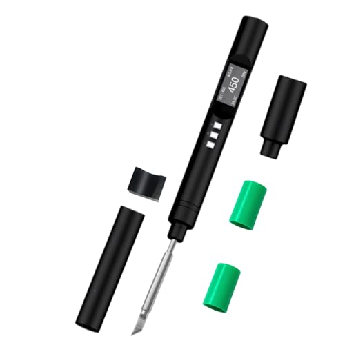 ACAGALA PTS200 Max 100W 0.96inch OLED Display Intelligent Soldering Iron ESP32 Open Source Soldering Pen Type-C Interface Support PD2.0/3.0 Charging Protocol with Auto Sleep Function