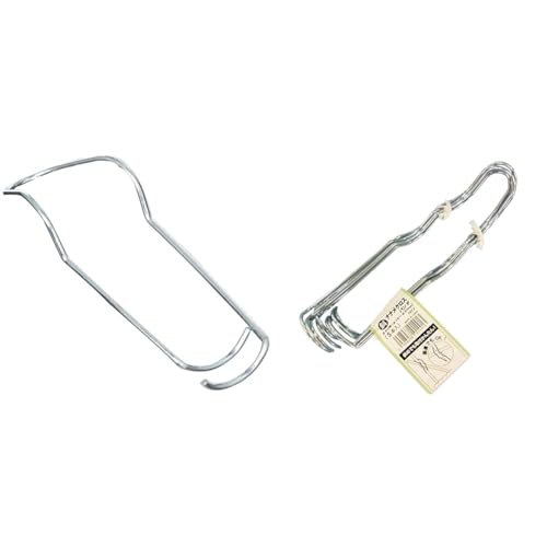 【セット買い】DAIM 【支柱交差部分の連結に最適】菜園 クロスバンド 10本入り パイ16mm-20mm用 スチール シルバー + ナナメクロスバンド(5本入) 16mm~20mm用