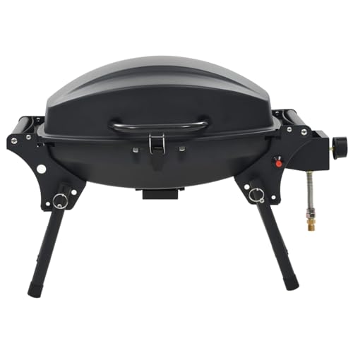 Barbecue à gaz portable avec zone de cuisson pour balcons et petits espaces - 5