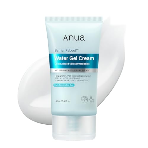 ANUA Barrier Reboot Water Gel Cream, Non-Greasy Gel Moisturizer w...