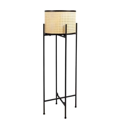 Generico Supporto per fioriPortafiori Portapiante Scale per Fiori Scaffale Verticale per Fiori in Finto Rattan Scaffale per Piante Staffa in Ferro battuto Portafiori Panchina per Fiori Scaffale per p