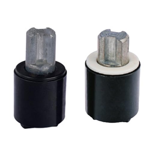 FUANA Lot de 2 amortisseurs de couvercle de toilette à fermeture silencieuse, amortisseur de couple avec tige à code couleur, accessoire de toilette en...