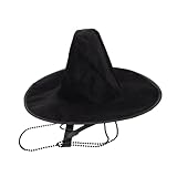 FRCOLOR Antiker Flachhut Herren Hanfu Offizieller Kopfschmuck Traditionelles Bühnenkostüm Opernhut Orientalische Festliche Kopfbedeckung für Kulturveranstaltungen