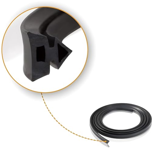 ABC Products Universal 3 & 4 Sided Silicone Oven Cooker Door Rubber Seal Kit (with Glue Sealant)