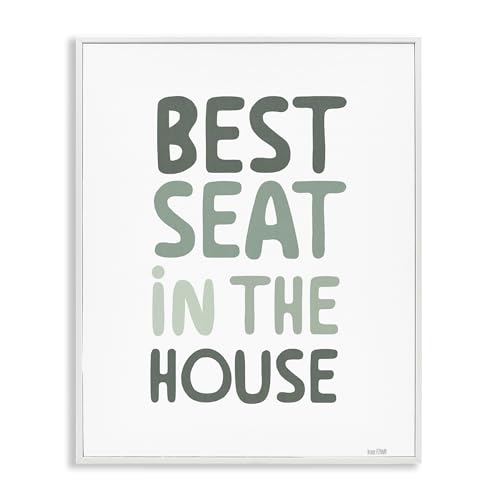 Best Seat in House Humor Print, 24 x 30 Inch Framed Giclée Print