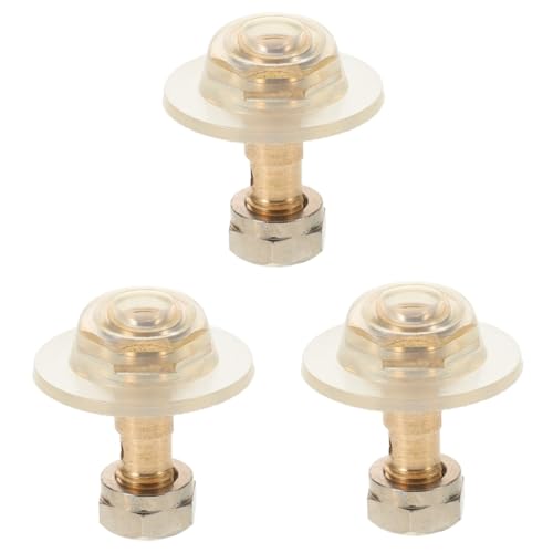 BESPORTBLE Lot De 3 Valves Métalliques pour Bouée Gonflable Tuyau Installation Facile Remplacement De La Valve De Poussée