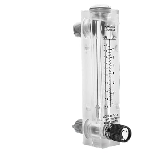 Débitmètre acrylique 0.5-5 GPM LZM-15T pour réguler le débit d'eau