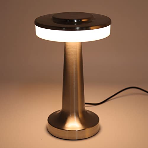 Lámpara de mesa portátil LED metálica con sensor táctil miniatura 5