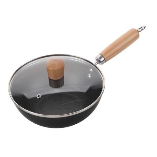 Wok pequeño japonés Zerodeko con tapa antiadherente miniatura 1