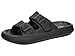 BA II günstig Kaufen-Lico Unisex Hawaii Badesandalen, Schwarz Velcro, 44 EU