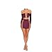 MAGICMK Suede Mini Long Sleeve Off Shoulder Club Sexy Party Dress