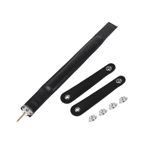 Yibuy 3 Pieces Wrist Shoulder Strap Black for 48/60 Bass Accordion Musical Instrument