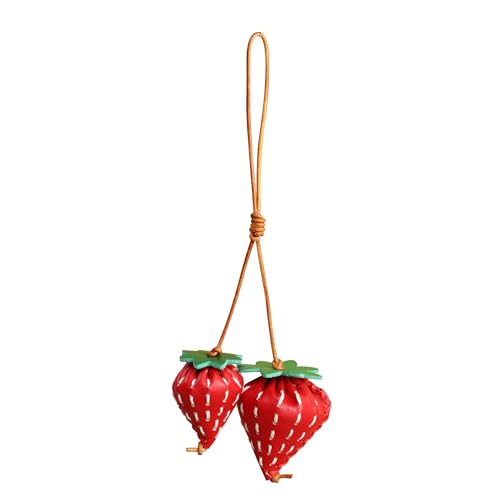 Image of Leather Keychain,Purse Charms,Bag Charms for Handbags,Interesting Stylish Simulated Food Leather Bag Charm