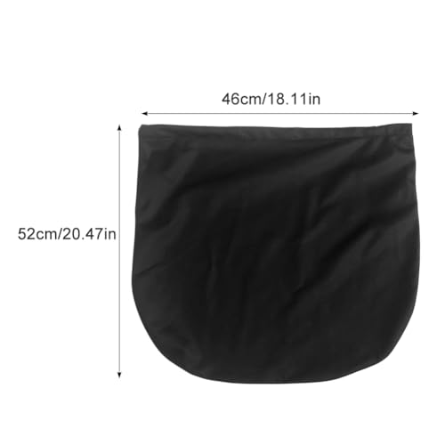 Laluky Helmtasche, Motorradhelmtasche mit Kordelzug, Helmrucksack Universaltasche, 46 x 52 cm, Universal Tragetasche, Schwarze Helmtasche für Motorradhelm, Fahrradhelme(GRÖßE:52x46cm)