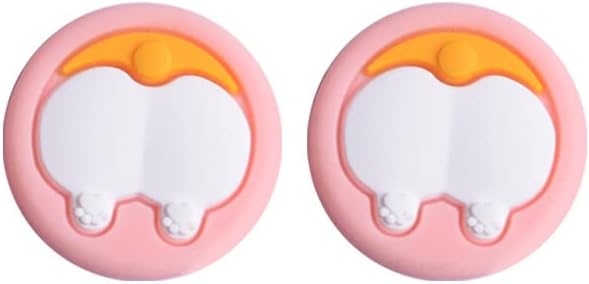 Corgi Buttocks - Lindas tapas de agarre para el pulgar, tapas de agarre para palanca, tapas para interruptor de joystick y Lite NS Joy Con Grip