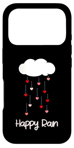 Happy Rain Lover Cloud Heart Raindrops 킢 JV X}zP[X iPhone 17 Pro p