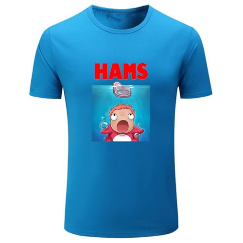 Men's Cute Ponyo and Sosuke Anime T-Shirts