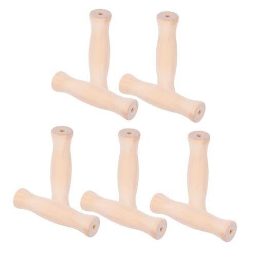 Mikinona 10 Piezas Mango Agarre De Cesta para Manipulación Agarre del Contenedor De Almacenamiento De Pintura Accesorios De Reparación De Manijas De Cubos Agarre De Cubo para Cubo Madera