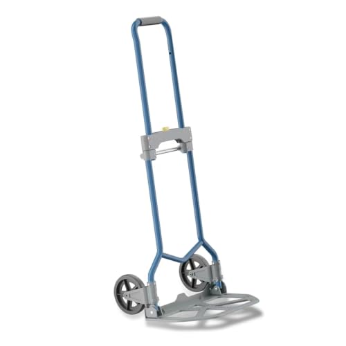 Carro plegable de mano con ruedas, carga 200 lb miniatura 1