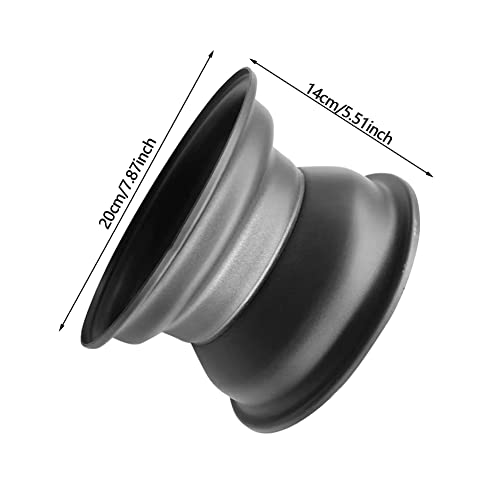 Niome 7\" Wheel Rim 3 Holes Fit for 70cc 90cc 110cc ATV, Quad, Buggy, 16x8-7 Tire (black, 7inch) - Thumbnail 6