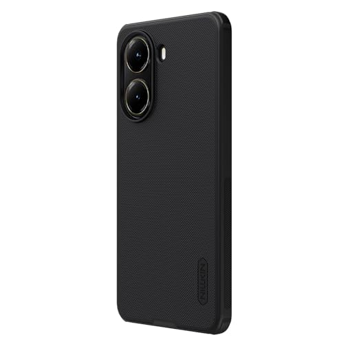 Image of Nillkin Case for Xiaomi Poco X7 Pro (6.67 inch Inch) Super Frosted Shield Pro Magnetic Hard Back Soft Border (PC + TPU) Cover Raised Bezel Camera Protect Black Color