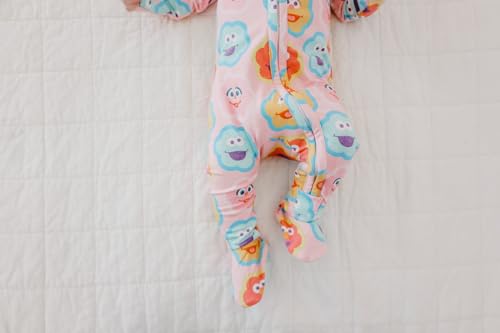 Image of Copper Pearl Abby and Pals Zip-Up Footie Baby Pajamas - Ultra-Soft Boys and Girls Pajamas, Premium Knit Fabric in Stylish Prints, Tag-Free with Two-Way Zipper, Newborn to 24 Months