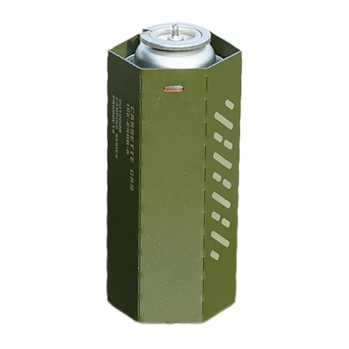 Cubierta protectora para depósito de aire, carcasa protectora hexagonal para tanque de camping, suministros de camping, cubierta protectora de metal para camping, picnic
