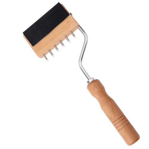 Tensor de Correa de Cuello Cisne, Mango Madera Herramienta para Cinchas Tapicería Profesional Tirador Tapicería para Alfombra Lona Estiramiento Suministros Reparación con Diseño Palanca