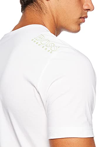 Boss Uomini Tee Maglietta, Bianco (White 100), XL
