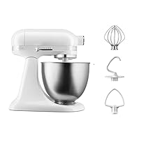 Amazon Produktbild: Kitchenaid 5KSM3310XEWH Küchenmaschine, Weiss
