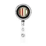 Cold War Veteran Patch Stylish Retractable Metal Badge Holder Key Name Card...