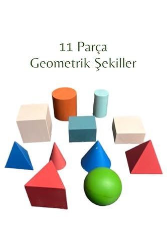 Bigibu 11 Parça Geometrik Şekiller Eğitici Geometrik Şekiller İlkokul ve Okul Öncesi Eğitici Matematik Seti