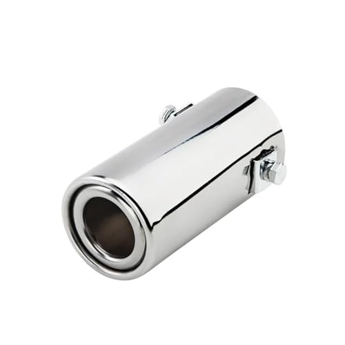 Escape de coche de acero inoxidable con silenciador tubo escape universal recto de 51mm