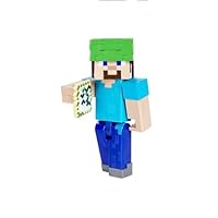 Minecraft Steve 8cm Action Figure, with 1 Portal Element and 1