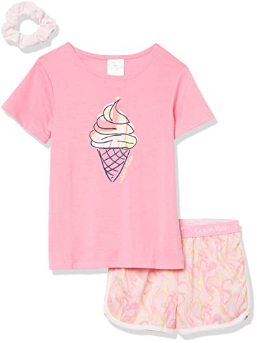 Calvin Klein girls Kids Top and Bottom Pajama Sleep Set Wear