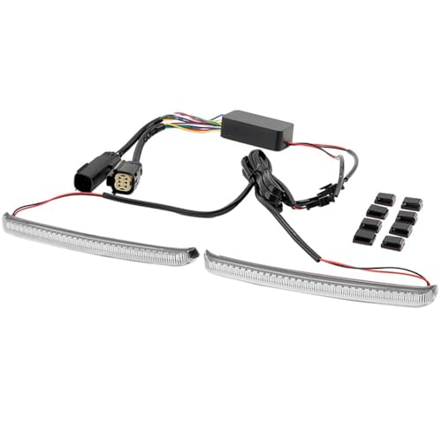 Intermitentes y Luz Freno Trasero Alforja de Moto para Electra Glide CVO