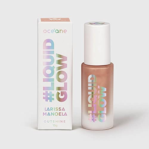 Iluminador Líquido Dourado Larissa Manoela By Océane - Liquid Glow Outshine 15g