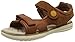 Geox J Sandal Maratea Boy, Marron/Jaune foncé, 35 EU