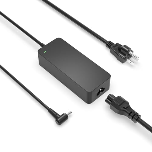 90W Laptop Charger Fit for Asus Vivobook M1603Q M1703Q, Zenbook Pro Q534UX UX533F, Zenbook Q529Z Q524U Q534U, 15X 16X 17X M1603 M1703 K1703 K1703Z K1703ZA M1603QA M1703QA Power Cord