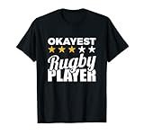 Witziger Rugbyspieler Rugbymannschaft Rugby T-Shirt