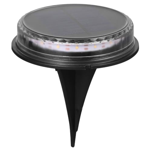 Zerodeko Solar Ground Lamp Outdoor LED In-ground Warm Light Garden Lawn Solar Lighting Tool for Yard Pathway Landscape