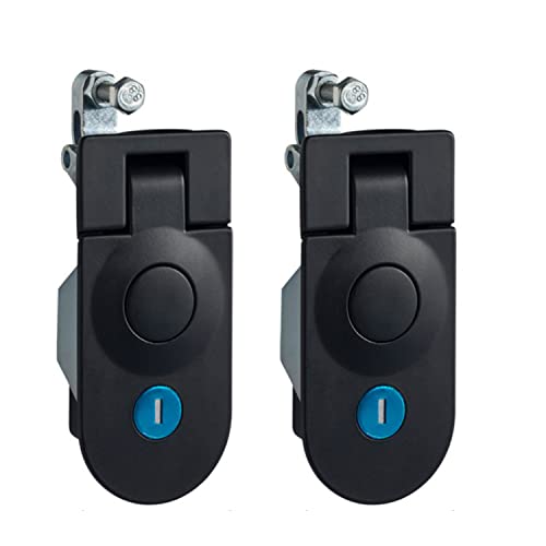 Compression Latch Lock Trigger Latches, Zinc Alloy Adjustable Lever Hand Operated Compression Latch for RV Camper Boat Truck (2 Pack, MS609-1D-1?Height 35mm?)