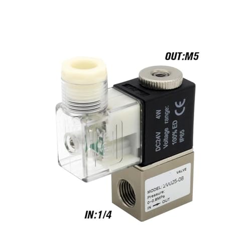 Électrovanne pneumatique 2V025-08 à action immédiate 110V pour automatisme - 7
