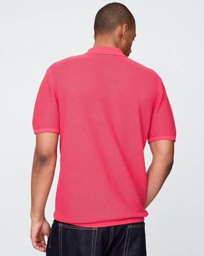 Image of GAP Men's Solid Regular Fit Polo Shirt