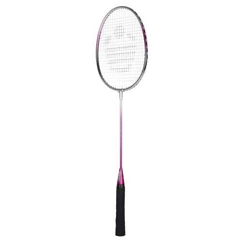Image of Cosco CB-88 Alloy Steel Strung Badminton Racquet With Free Head cover (Silver /Pink) | For Beginers | 100 grams | Maximum String Tension - 20lbs