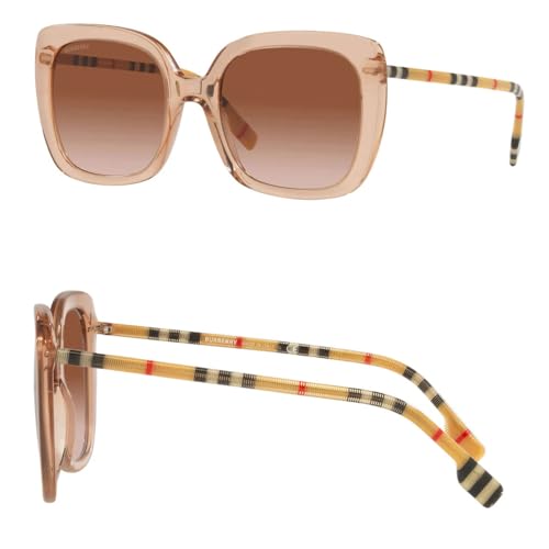 BURBERRY BE4323F Square Shape Acetate Sunglasses with eSHADES Luxury Eyewear Kit Bundle