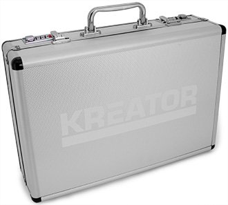 Werkzeugkoffer Werkzeug Koffer bestückt 51 Teile - Aluminium 39 x 29 x 11 cm – Bild 4