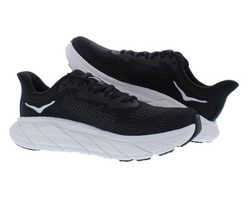 Image of HOKA ONE ONE Arahi 7 Wide Womens Shoes Size 8, Color: Black /White