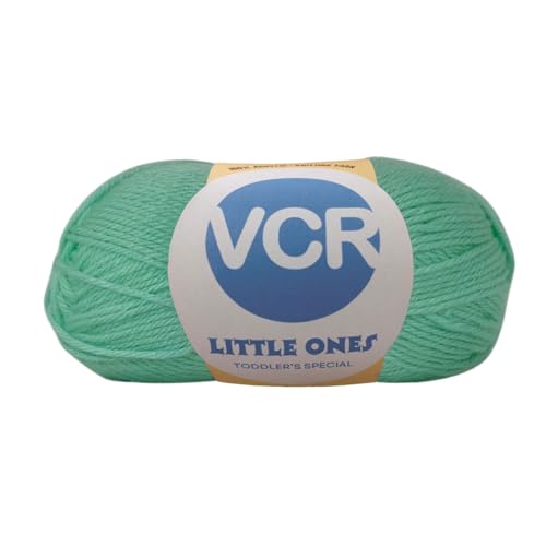 Image of VCR Sea Green Yarn, 100 Grams Hank, 190 Meters Length, Acrylic Ball for Crochet and Knitting, Soft Crosia Threads, Pack of 1 Yarn, Suitable for DIY Crafts
