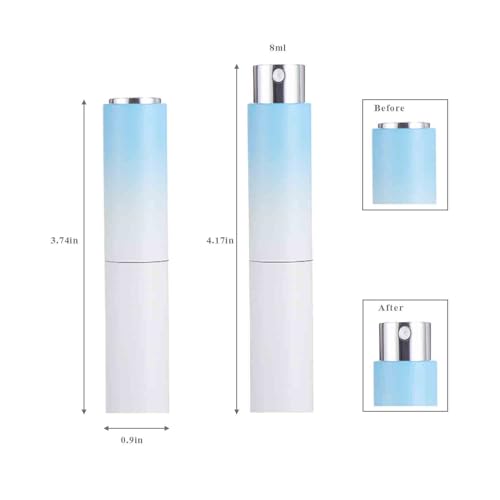 8ML Atomizer Perfume Spray Bottle for Travel (5 PCS) Empty Cologne Dispenser, Refillable Portable Sprayer3